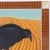 Mid-Century Modern Painting on Canvas of a Crow For Sale - Image 3 of 9