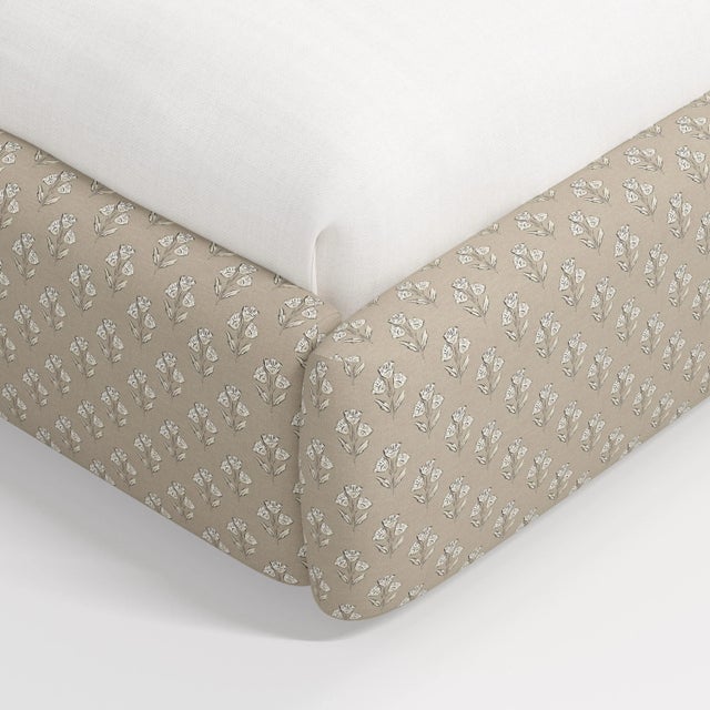Not Yet Made - Made To Order Stoffer Home x Cloth & Company Marisa Platform Bed in Francie Tan - California King For Sale - Image 5 of 6