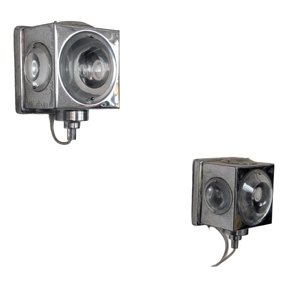 Vintage Italian Wall Lights by Oscar Tarlasco, 1970, Set of 2 For Sale