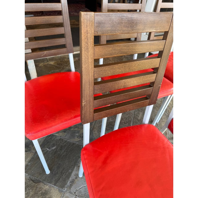 Callagaris Avant Garde Dining Room Table + Chairs, Set For Sale - Image 10 of 12