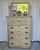 Antique White Oak Chiffonier/ tallboy /chest of drawers, with an attached antique mirror. Beautiful white oak wood and...