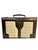 Vintage Mid-Century Plaid Backgammon Game Set in Travel Case For Sale - Image 11 of 16