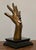 Late 20th Century Late 20th Century Signed Solid Bronze Surrealist Hand and Face Sculpture For Sale - Image 5 of 10