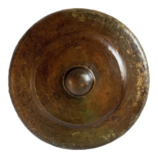 Vintage Aged Iron Gong For Sale