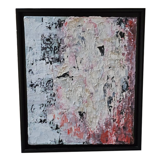 Fine Art Abstract Non Figural Painting Artist Signed For Sale