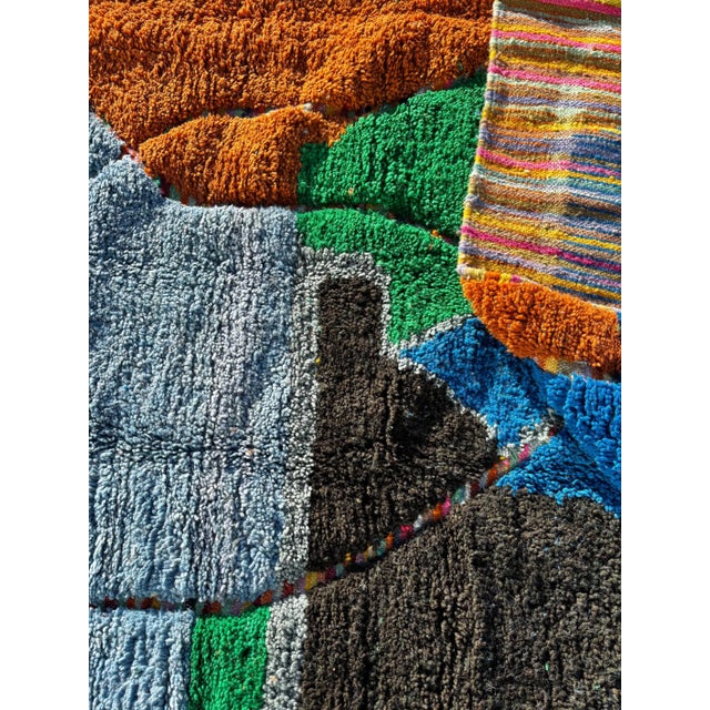 Colorful Moroccan Berber Rug For Sale - Image 10 of 10