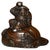 Gold Japanese Bronze Buddha Statue of Him Sitting on a Sack Pouring Water, 1890s For Sale - Image 8 of 8