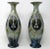 Antique Pair English Porcelain Royal Doulton Ceramic Art Nouveau Vases Urns For Sale - Image 10 of 10