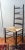 Chinoiserie 20th Century Antique English Ladder Back Chair Faux Bamboo Rush Seat Chinoiserie For Sale - Image 3 of 10