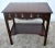 Wellington Hall Mahogany Table Vintage Edwardian Writing Chippendale Tea Desk For Sale - Image 4 of 13