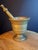 18th Century 18th Century Heavy Cast Brass Lathe-Turned Mortar and Pestle For Sale - Image 5 of 15