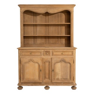 Louis XV Oak Cupboard, Rococo Style, France, 19th Century For Sale