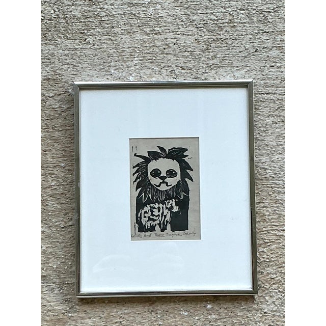 Suzanne Taggart Artist's Proof in Metal Frame For Sale In West Palm - Image 6 of 15