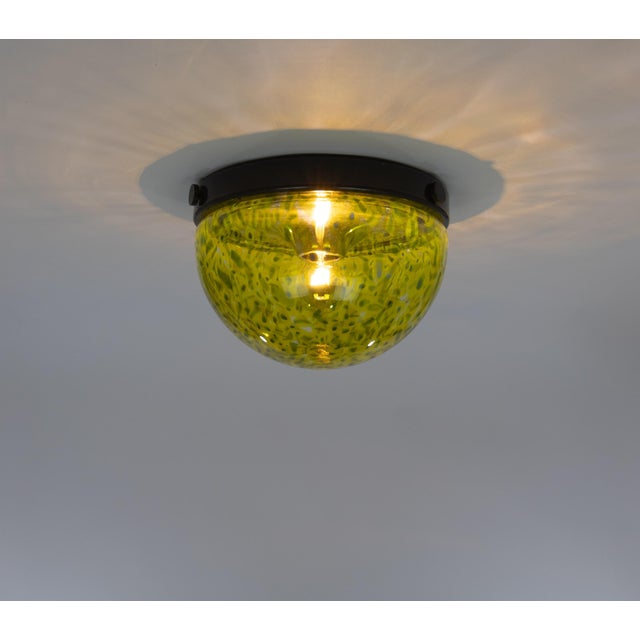 Yellow Glicine Ceiling Lamp by Gae Aulenti for Vistosi, 1970s For Sale - Image 9 of 9