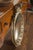 English 1900s Silver Leaf Convex Girandole Bullseye Mirror with Eagle Motif For Sale - Image 4 of 12