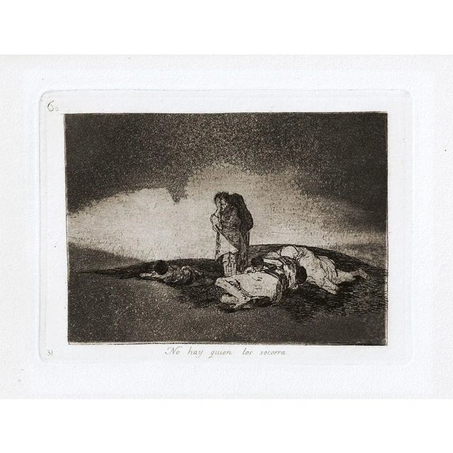 No hay quien lo socorra is an original artwork realized by the great Spanish artist Francisco Goya in 1810. Original...