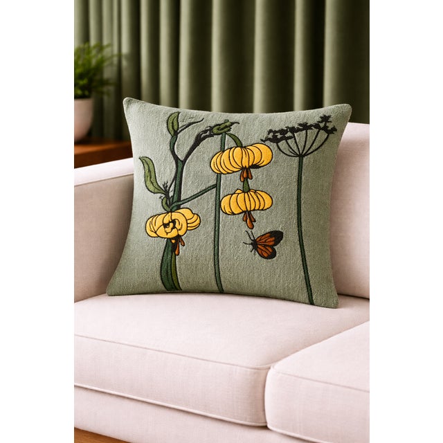 2020s Exquisite Luxury Arts & Crafts Sofa Cushions / Pillows For Sale - Image 5 of 5