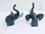 Cast Iron Elephant Heads Bookends - a Pair For Sale - Image 9 of 13