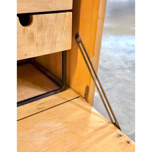 Vintage Mid-Century Modern Secretary Desk For Sale - Image 12 of 17