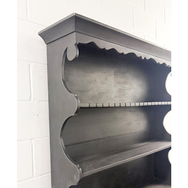 Antique Hutch 19th Century Country Farmhouse Primitive Dresser For Sale - Image 9 of 16