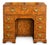 Queen Anne Mid 20th Century Queen Anne -Style Walnut Kneehole Desk For Sale - Image 3 of 6
