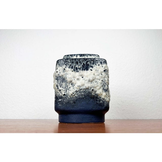 Mid-Century Modern West German Pottery WGP Fat Lava Vase from Dümler & Breiden, 1960s For Sale - Image 6 of 18