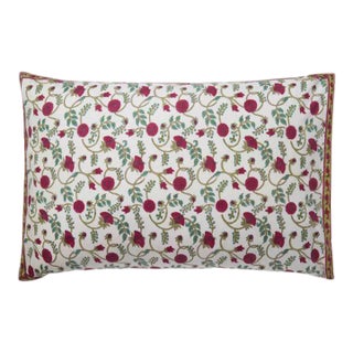 Poppy-Gina Magenta Reversible Pillow Case For Sale