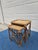 Bamboo Rope and Grass Mat Nesting Tables For Sale - Image 6 of 15