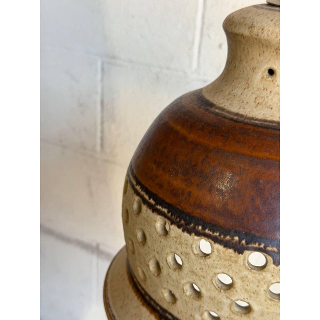 Ceramic 1970s Mid-Century Modern Ceramic Ceiling Pendant Lamp Danish For Sale - Image 7 of 12