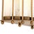 Large Antique Modern Brass & Clear Glass Wall Lamps, Set of 2 For Sale - Image 6 of 7