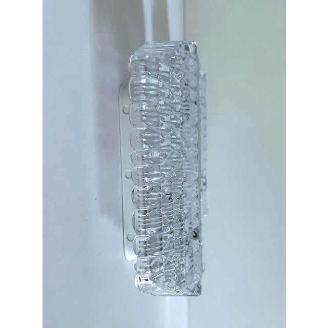 Vintage Space Age Glass Sconces from Kaiser, Set of 2 For Sale - Image 15 of 18
