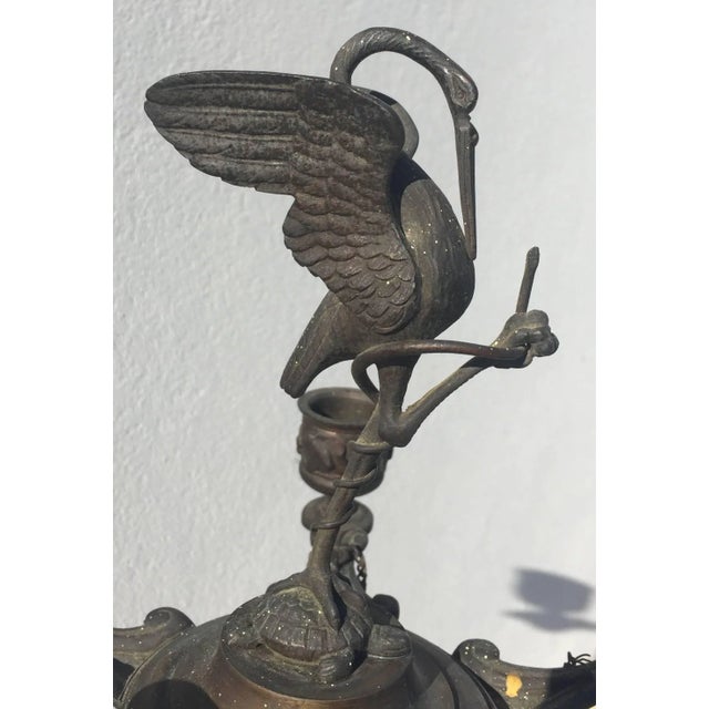 Bronze Candelabra Neoclassical Style For Sale - Image 4 of 7