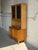 Vintage Danish Oak Hutch Cabinet in Style of Henning Kjærnulf With Leaded Glass Doors For Sale - Image 9 of 9