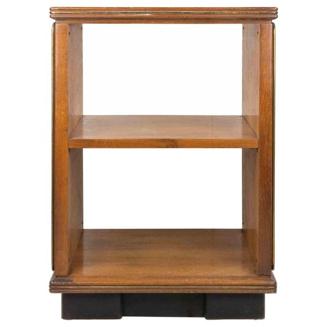 Wood Italian Walnut Open Bookshelf by Anonima Castelli, 1940s For Sale - Image 7 of 7