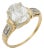 1940s Retro 1.58 Carat Diamond 14k Yellow Gold Engagement Ring, Size 4.5 For Sale