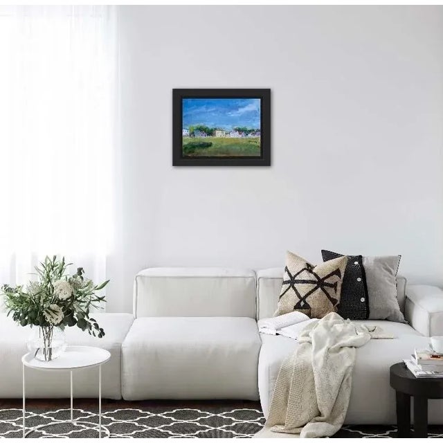 Mendocino Village (Original Impressionist Oil Painting) For Sale - Image 4 of 6