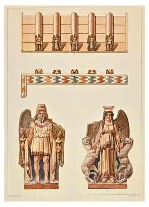 A. Alessio, Decorative Motifs: Etruscan, Chromolithograph, Early 20th Century