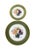 Email De Limoges Plates, Set of 4 Dinner Plates and Dessert Plates For Sale - Image 9 of 12