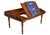 Antique English Mahogany Reading Breakfast Table with Gallery Sides Pierced Grip Handles and Turned Legs For Sale - Image 12 of 17