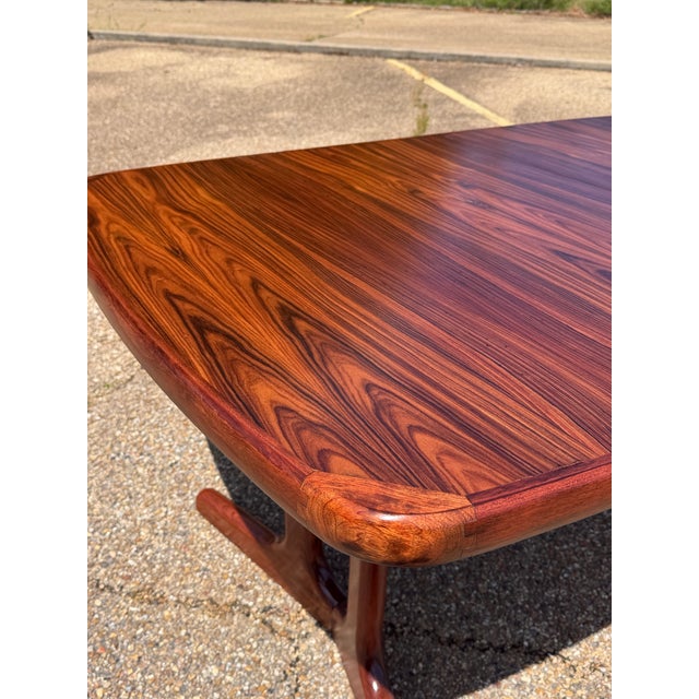 Mid-Century Modern 1960s Danish Rosewood Dining Table For Sale - Image 3 of 7