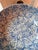 Classic blue and white spongeware bowl by The Workshops of Gerald E. Henn, crafted in Roseville, Ohio. This piece features...