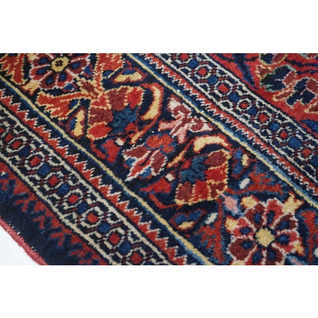 Antique Lillihan Rug 5'3'' x 6'6'' For Sale - Image 9 of 12