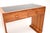 Art Deco Walnut and Leather Top Desk, 1930s For Sale - Image 10 of 11
