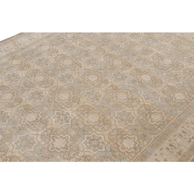 2010s 2010s Rug & Kilim’s Oushak Style Oversized Rug in Taupe With Floral Patterns For Sale - Image 5 of 7