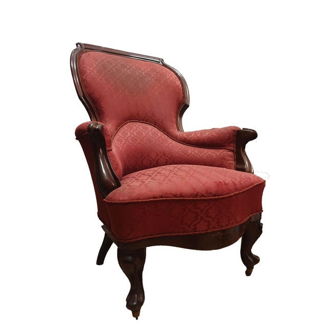 French Louis Philippe Armchair in Mahogany For Sale - Image 4 of 15