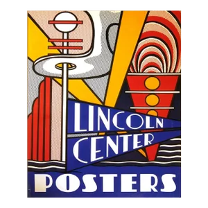 1980 Various Artists 'Lincoln Center Posters' Pop Art Multicolor Book
