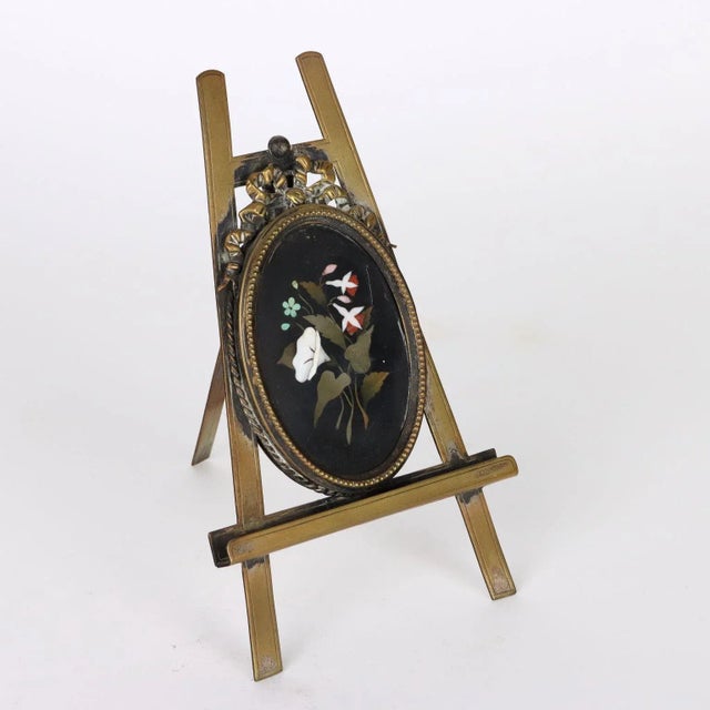 Metal Portrait Holders in Bronze by Enrico Bosi, Set of 2 For Sale - Image 7 of 11