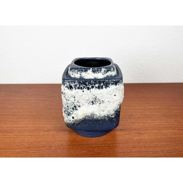 Mid-Century Modern West German Pottery WGP Fat Lava Vase from Dümler & Breiden, 1960s For Sale - Image 18 of 18