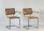 Late 20th Century Armchairs Chrome With Caning - A Pair For Sale - Image 5 of 6
