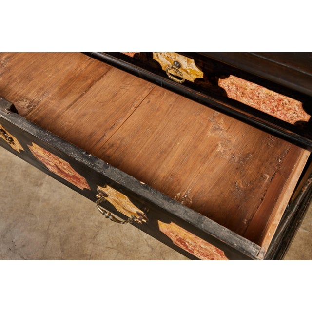 Italian Scagliola Inlaid Commode For Sale - Image 3 of 8